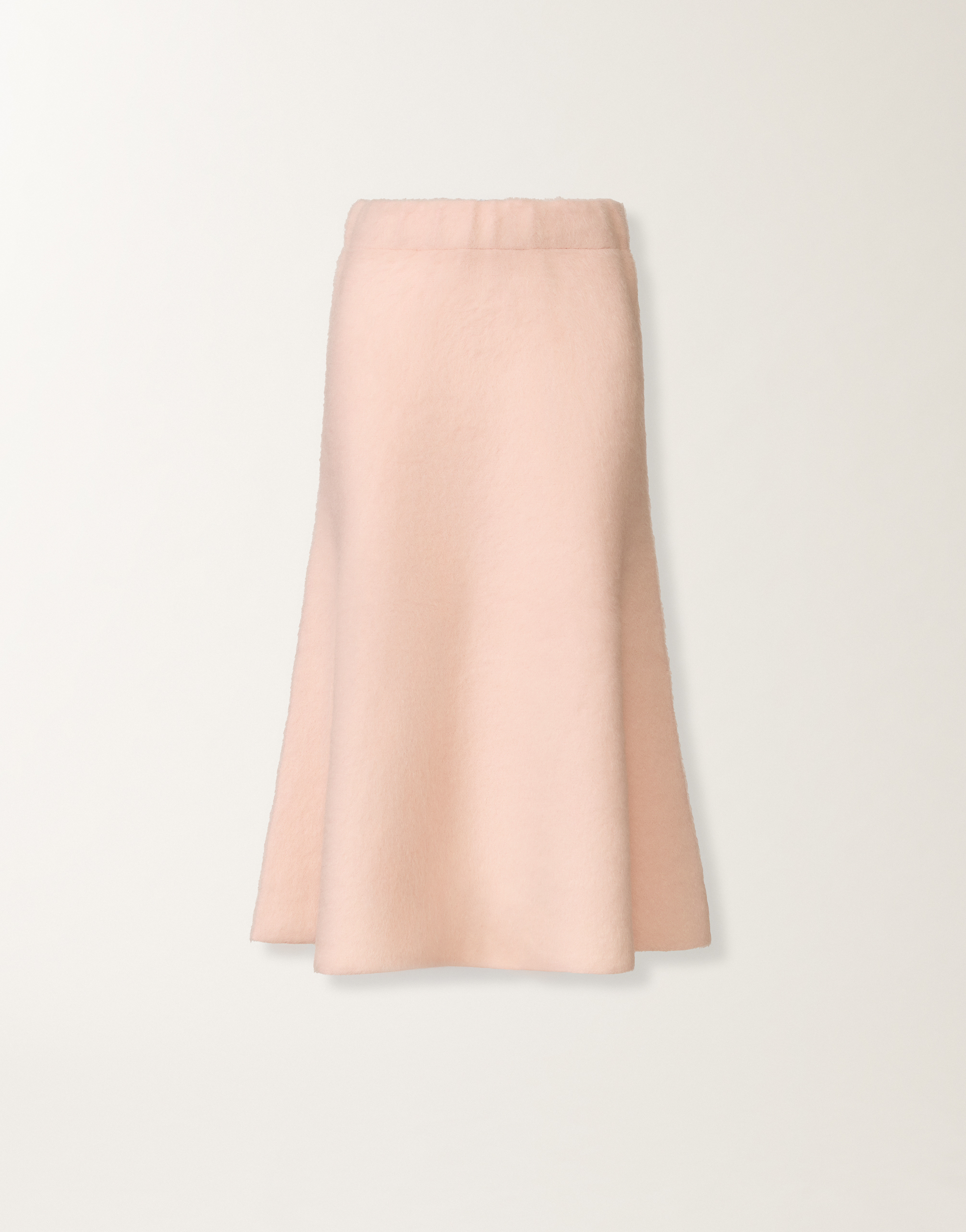 Fabiana Filippi Brushed Merino And Mohair Skirt In Pink