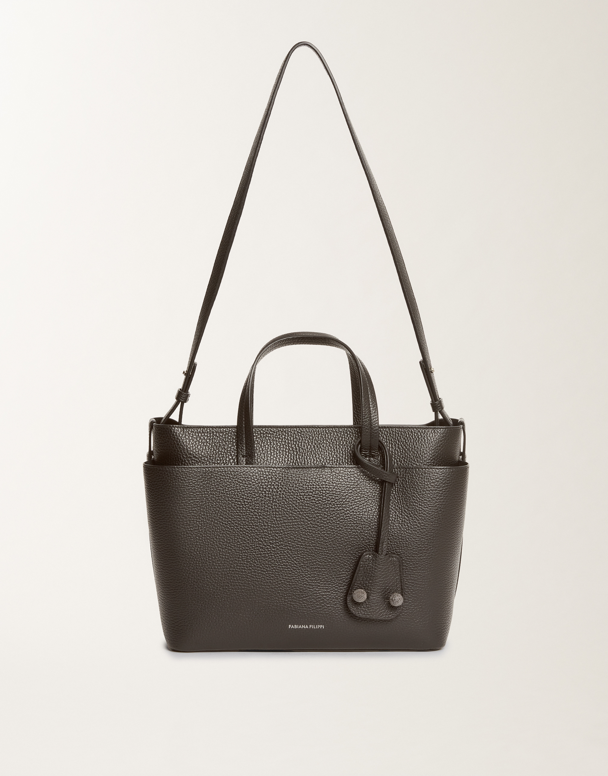 Fabiana Filippi Large Grained Leather Handbag