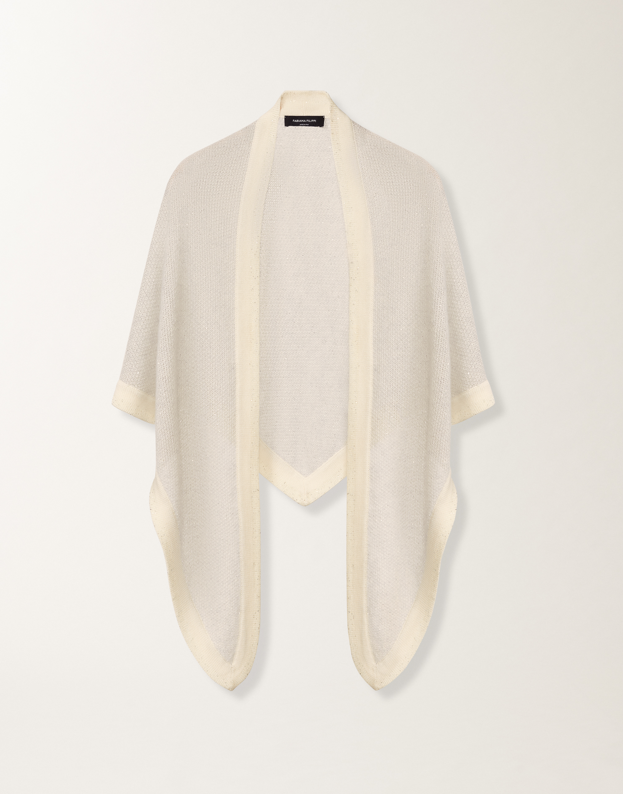 レディースMohair scarf with sequins, gravel 新着アイテム | Fabiana