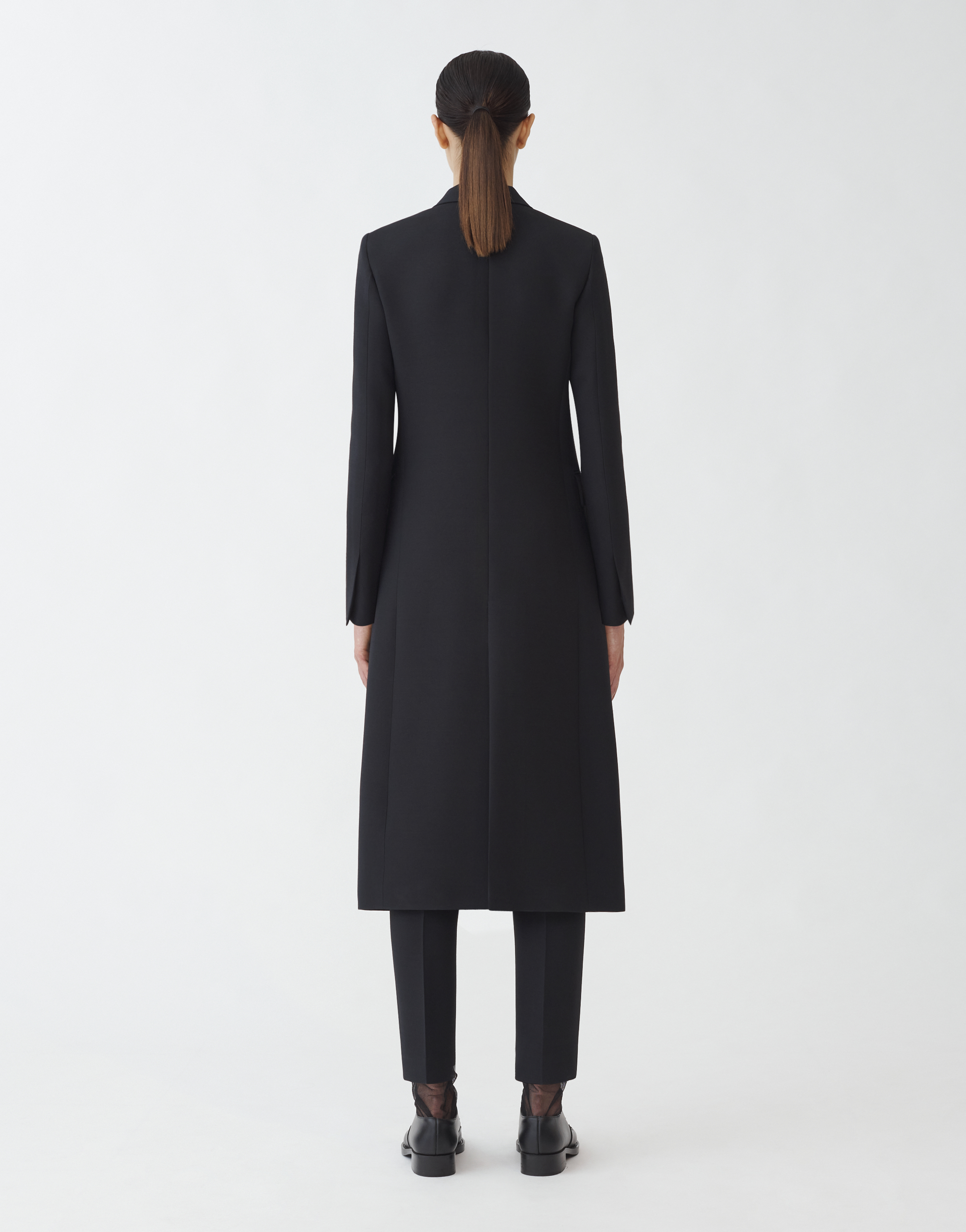 Full frock with online overcoat