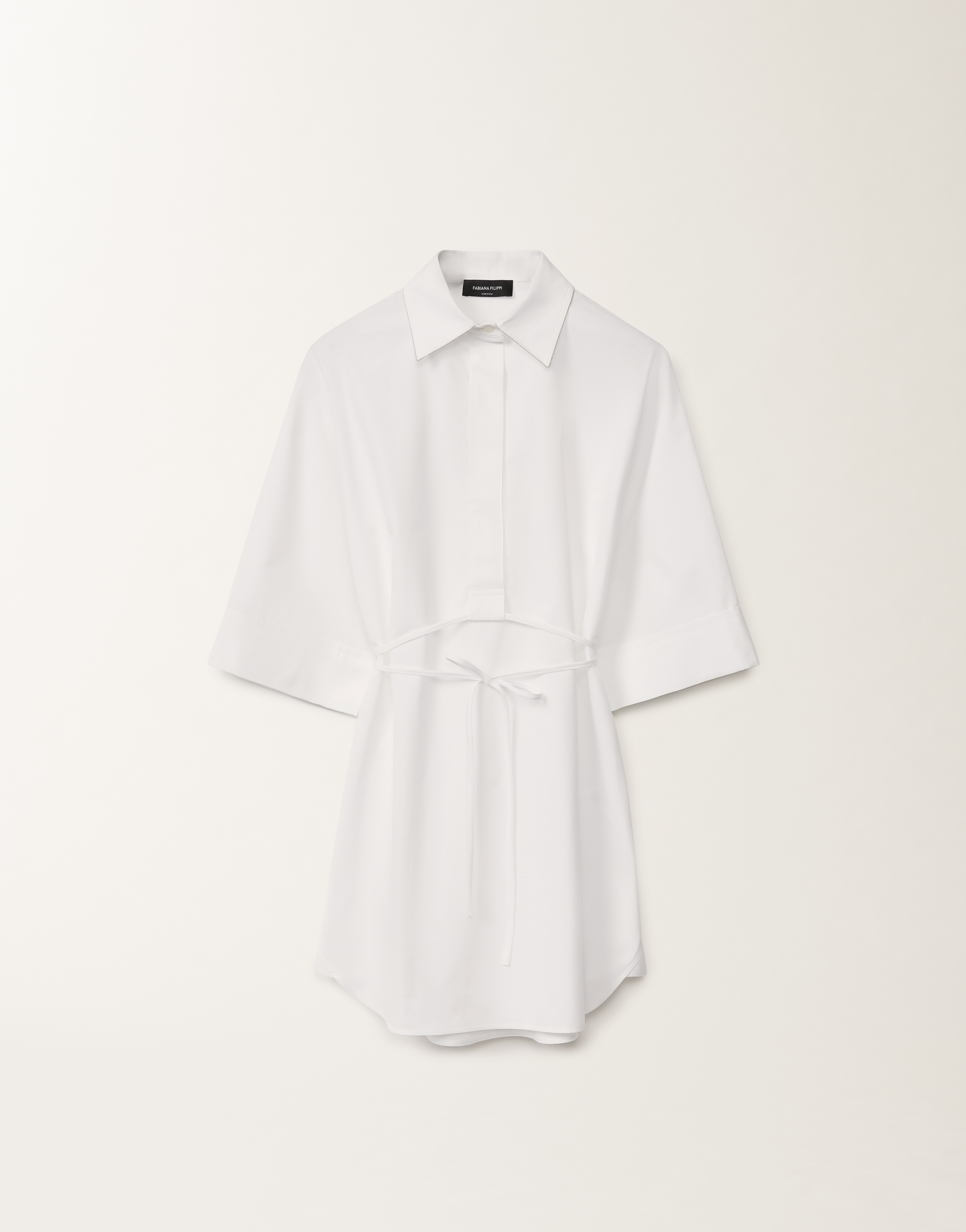 Fabiana Filippi Poplin Tunic In White