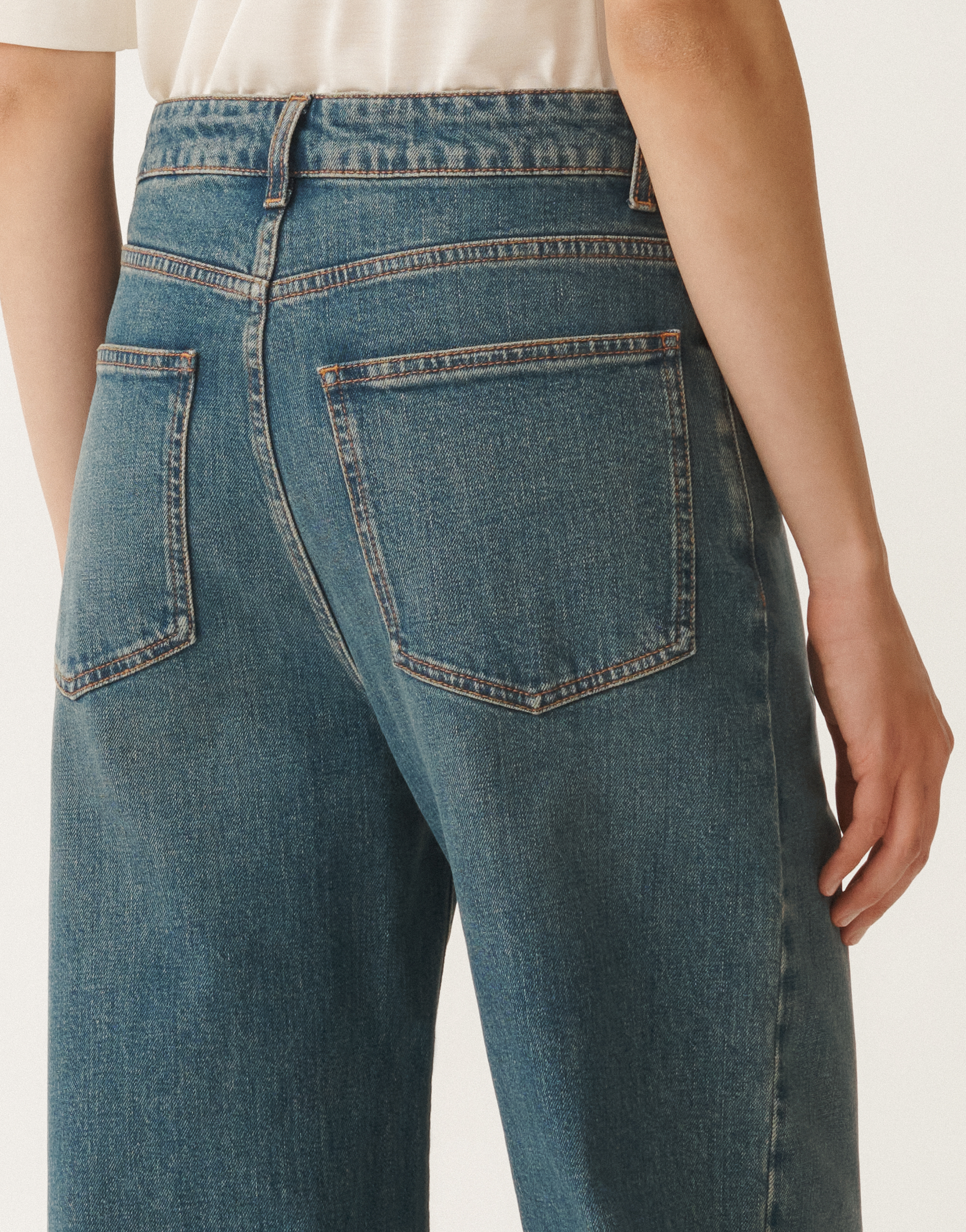 Fabiana Filippi 5-pocket Denim Trousers In Blue