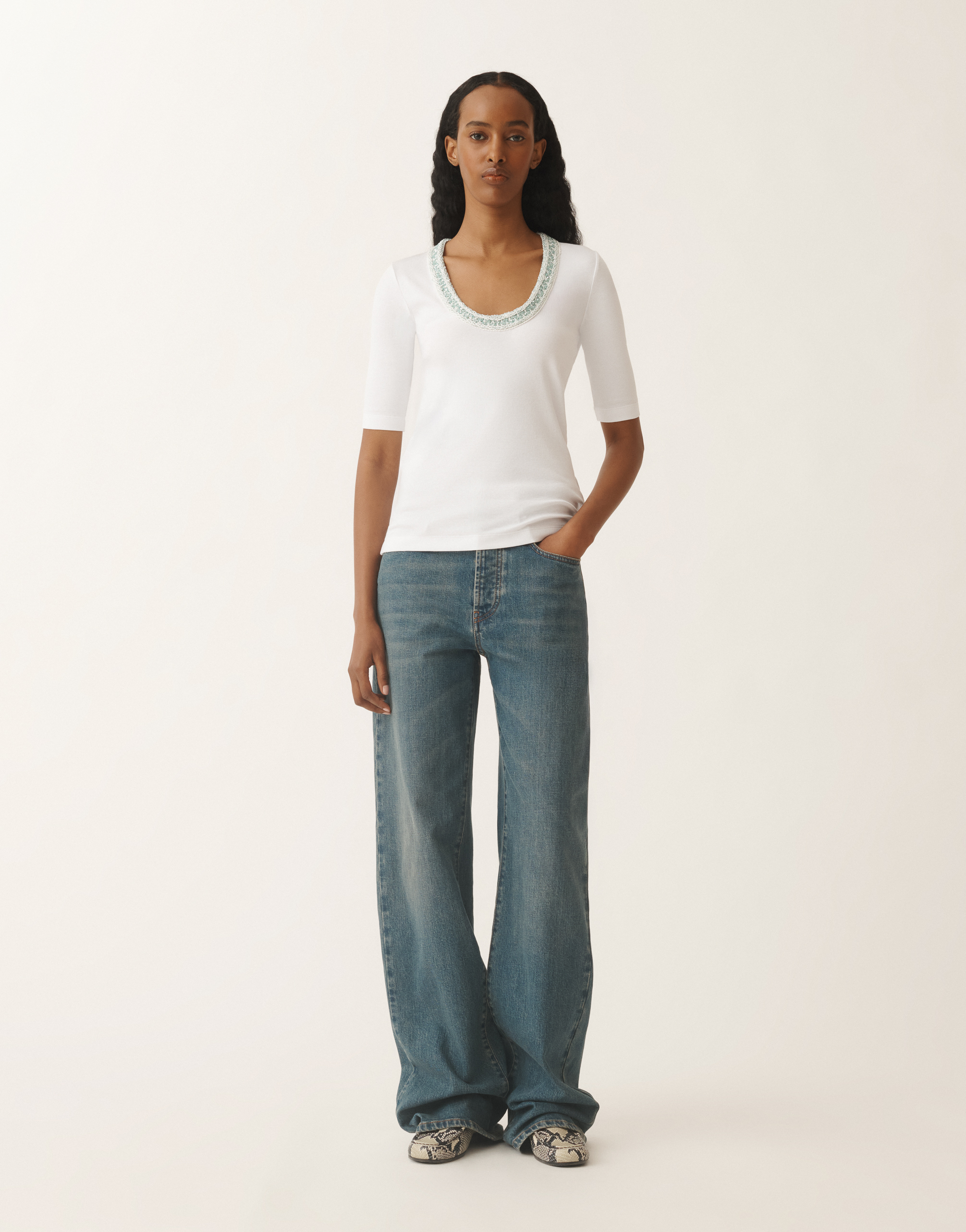 FABIANA FILIPPI JERSEY T-SHIRT 