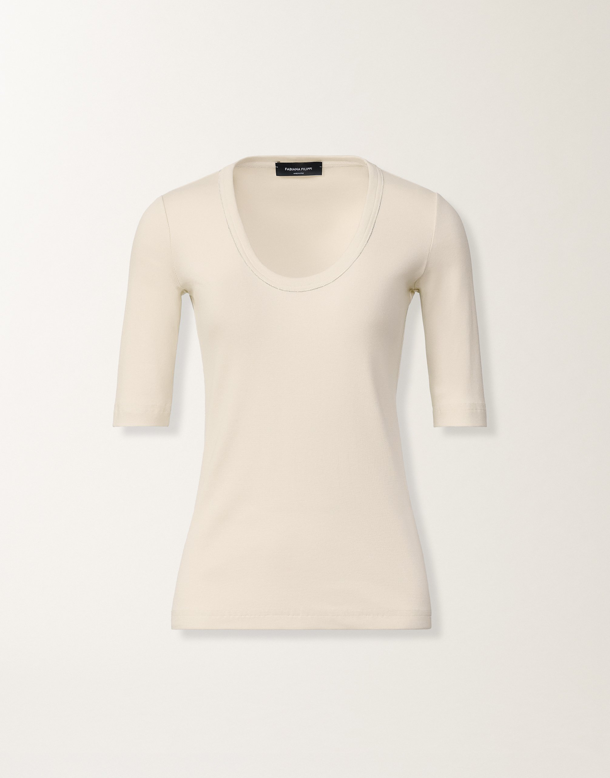 Fabiana Filippi Cotton T-shirt In White