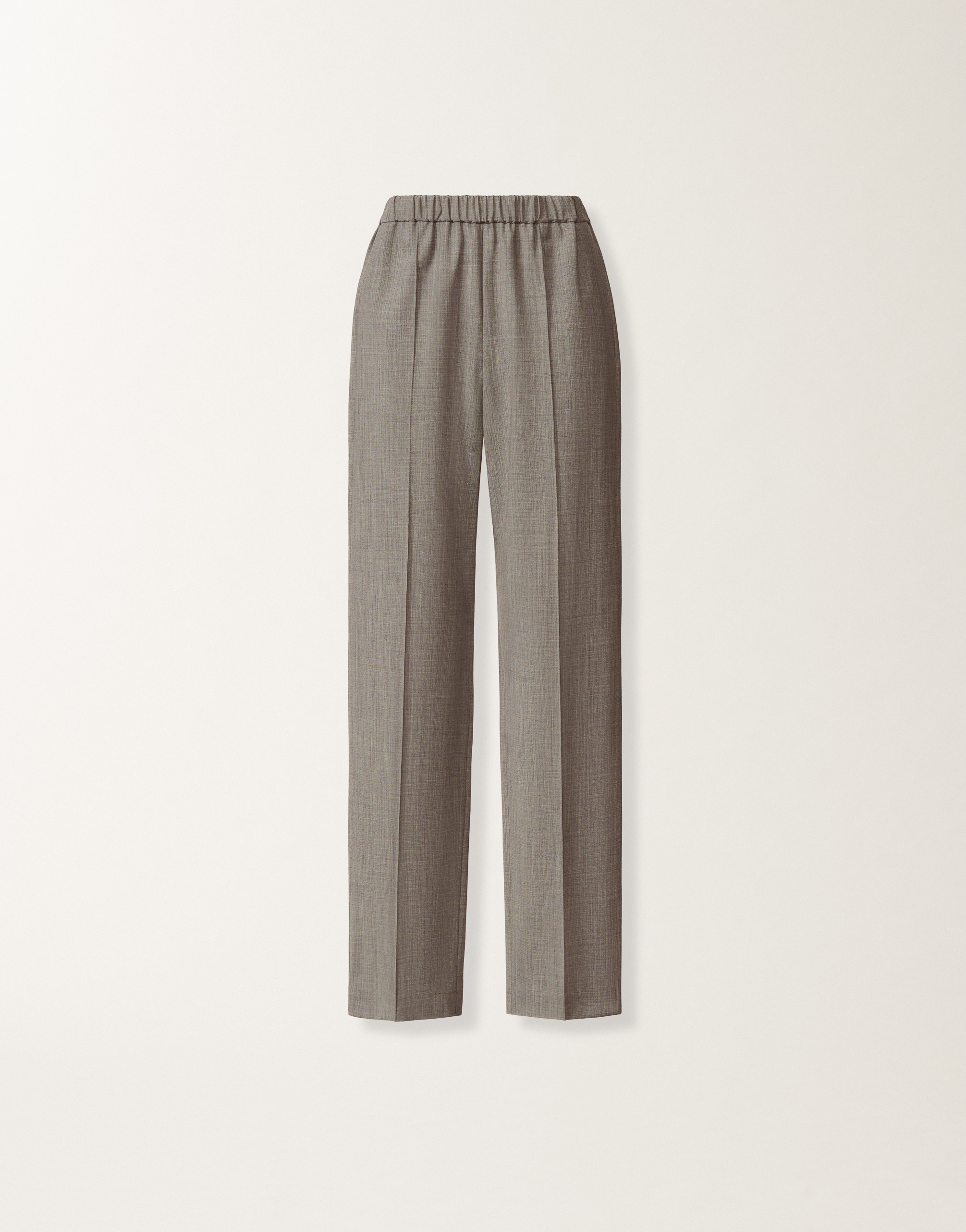 Fabiana Filippi Gubbio Jogging Pants In Bistretch Fresco Wool In Gray
