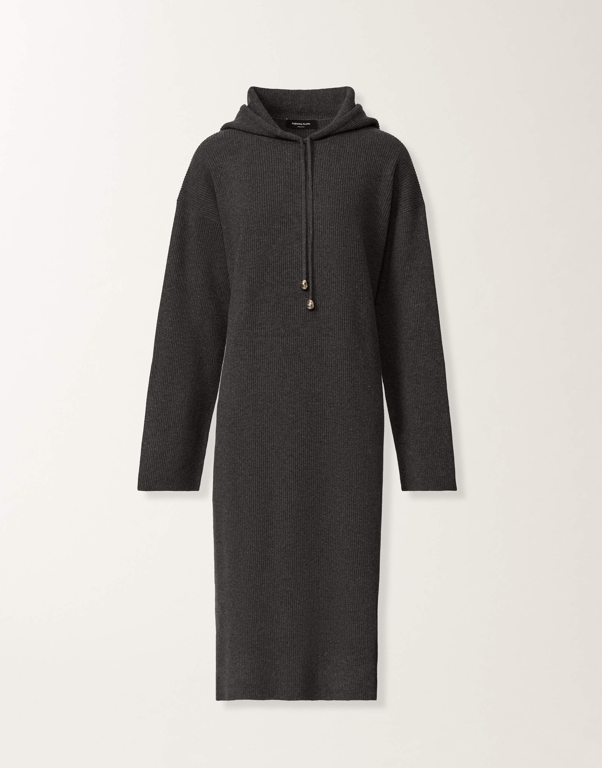 Dress in Platinum, grey denim for Women | Fabiana Filippi®