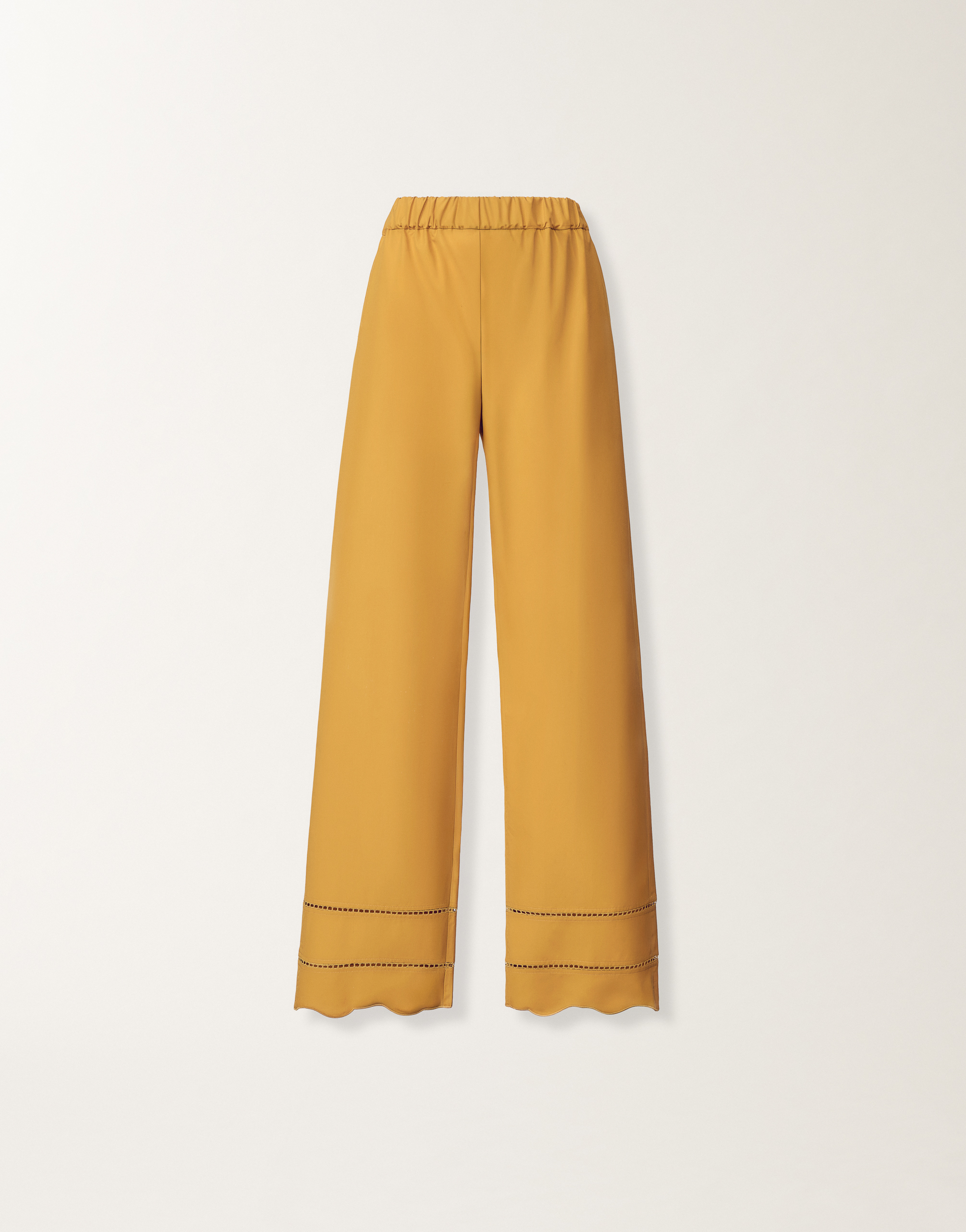 Poplin pants, mustard for Women | Fabiana Filippi®