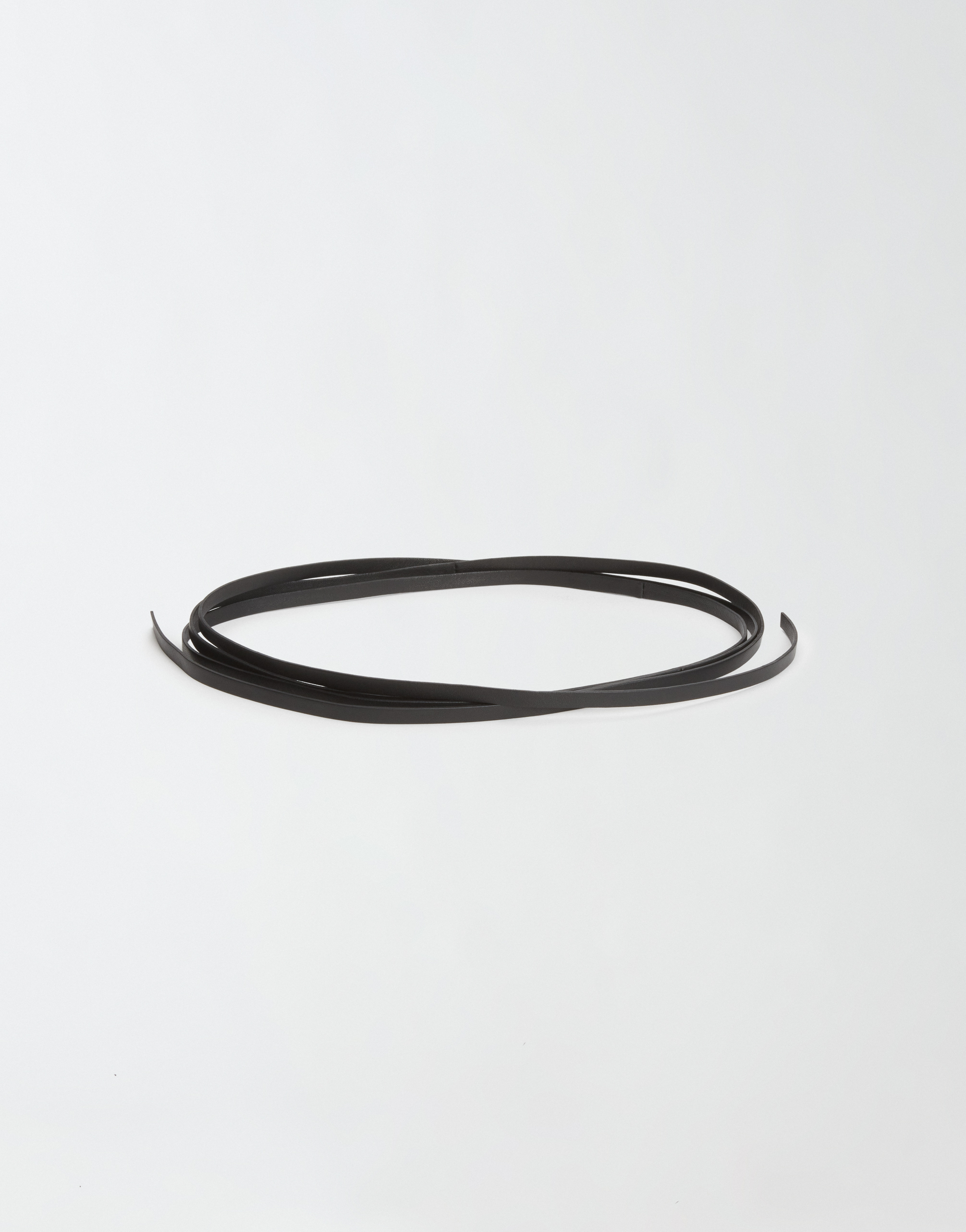 Fabiana Filippi Nappa Leather Belt In Black