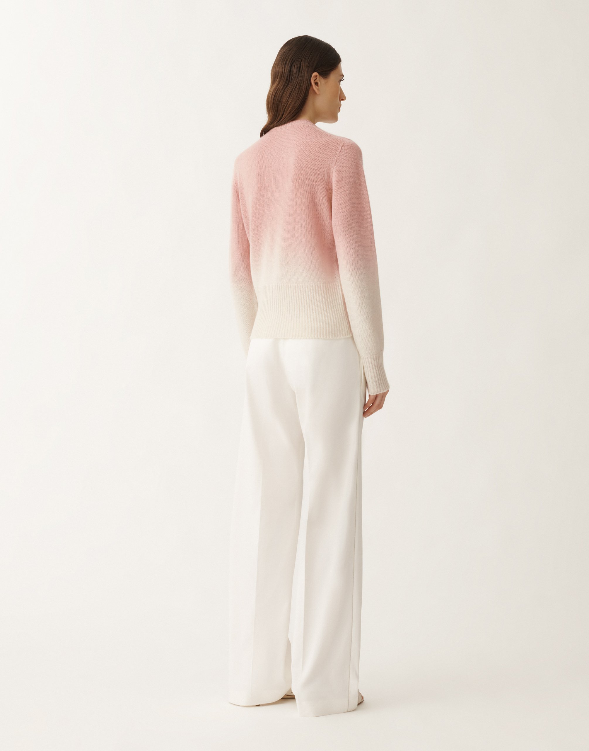 Fabiana Filippi Faded Platinum Slim Fit Cardigan In Pink