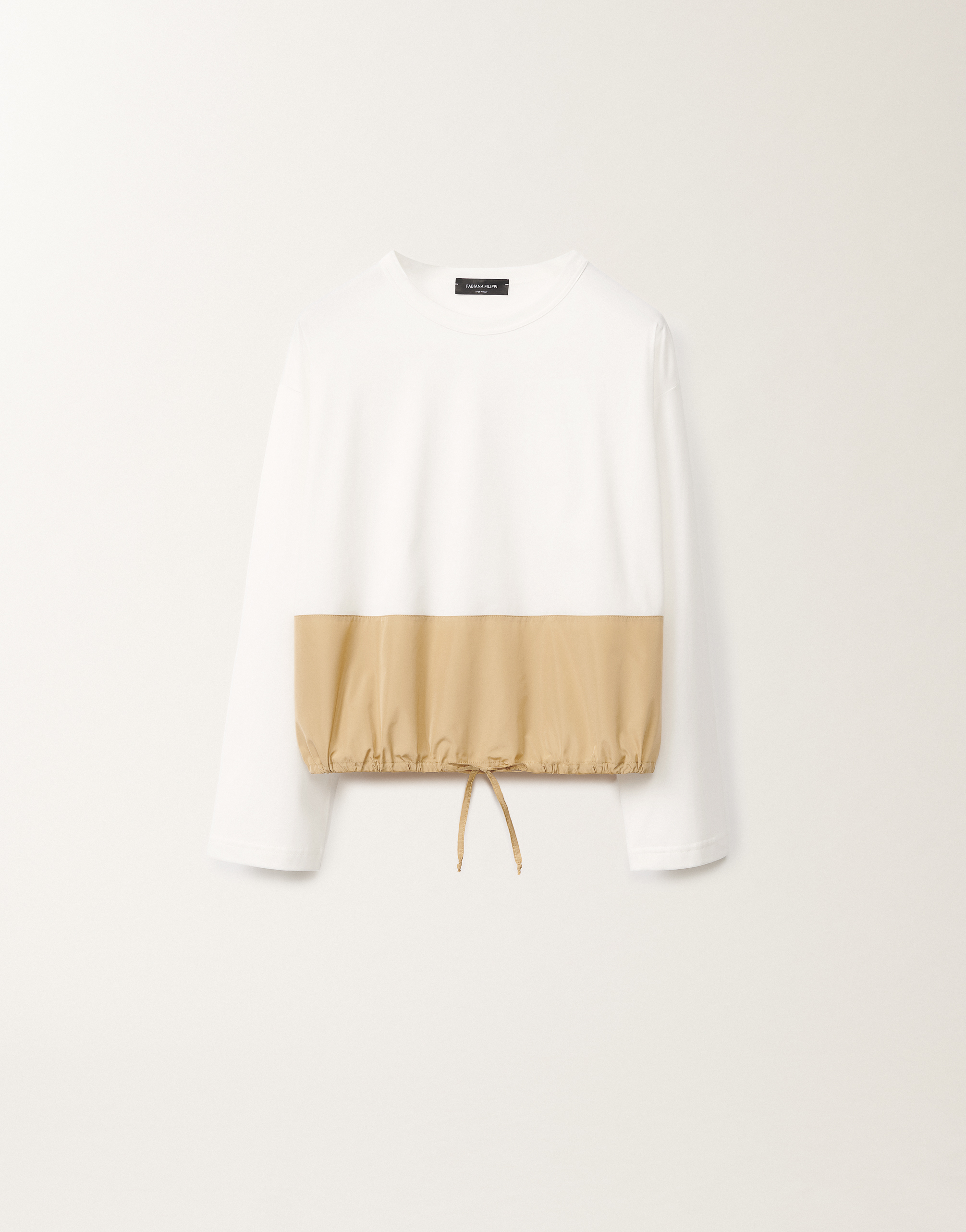 Fabiana Filippi Colour-block T-shirt In Yellow
