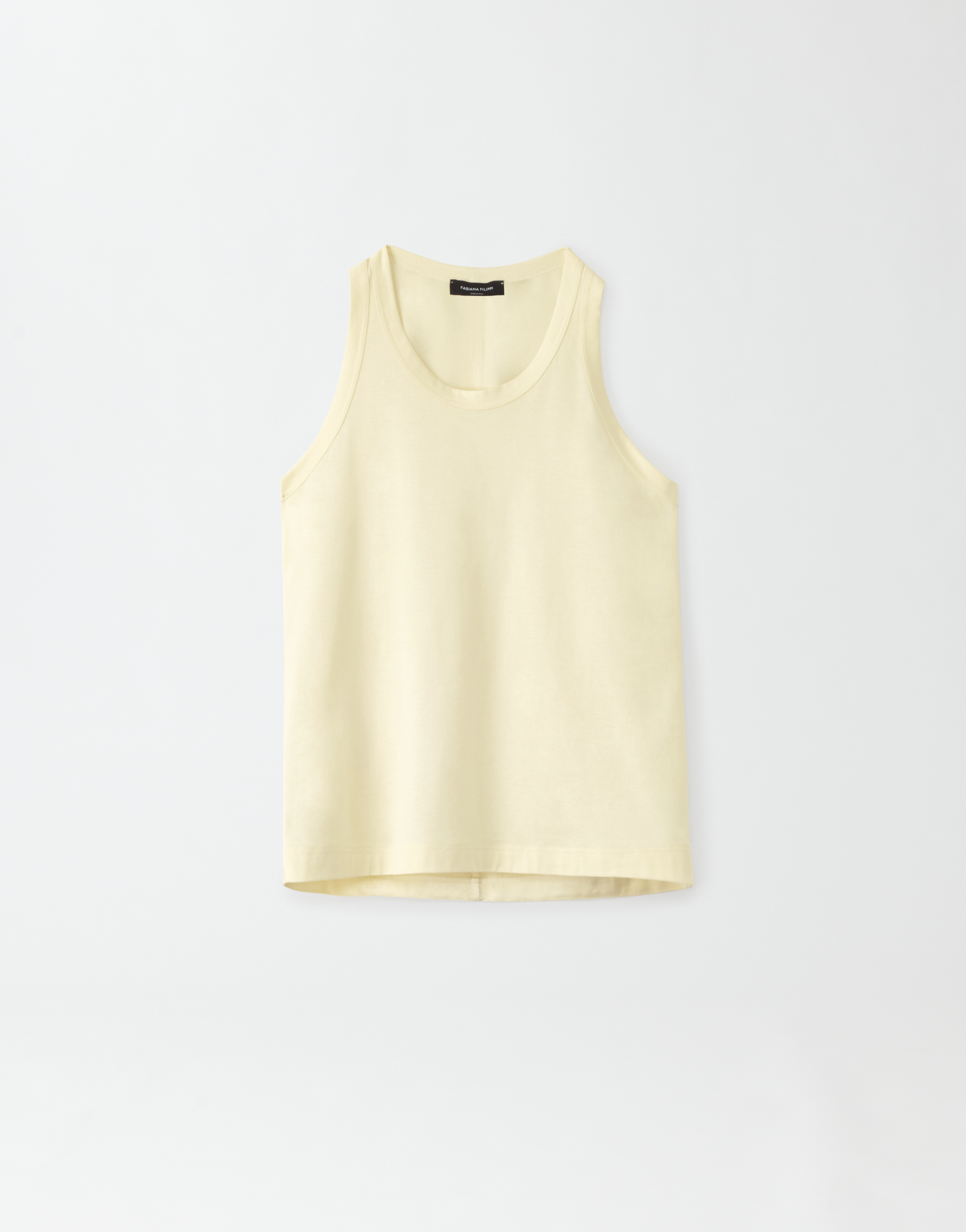 Fabiana Filippi floral-print silk top - Yellow