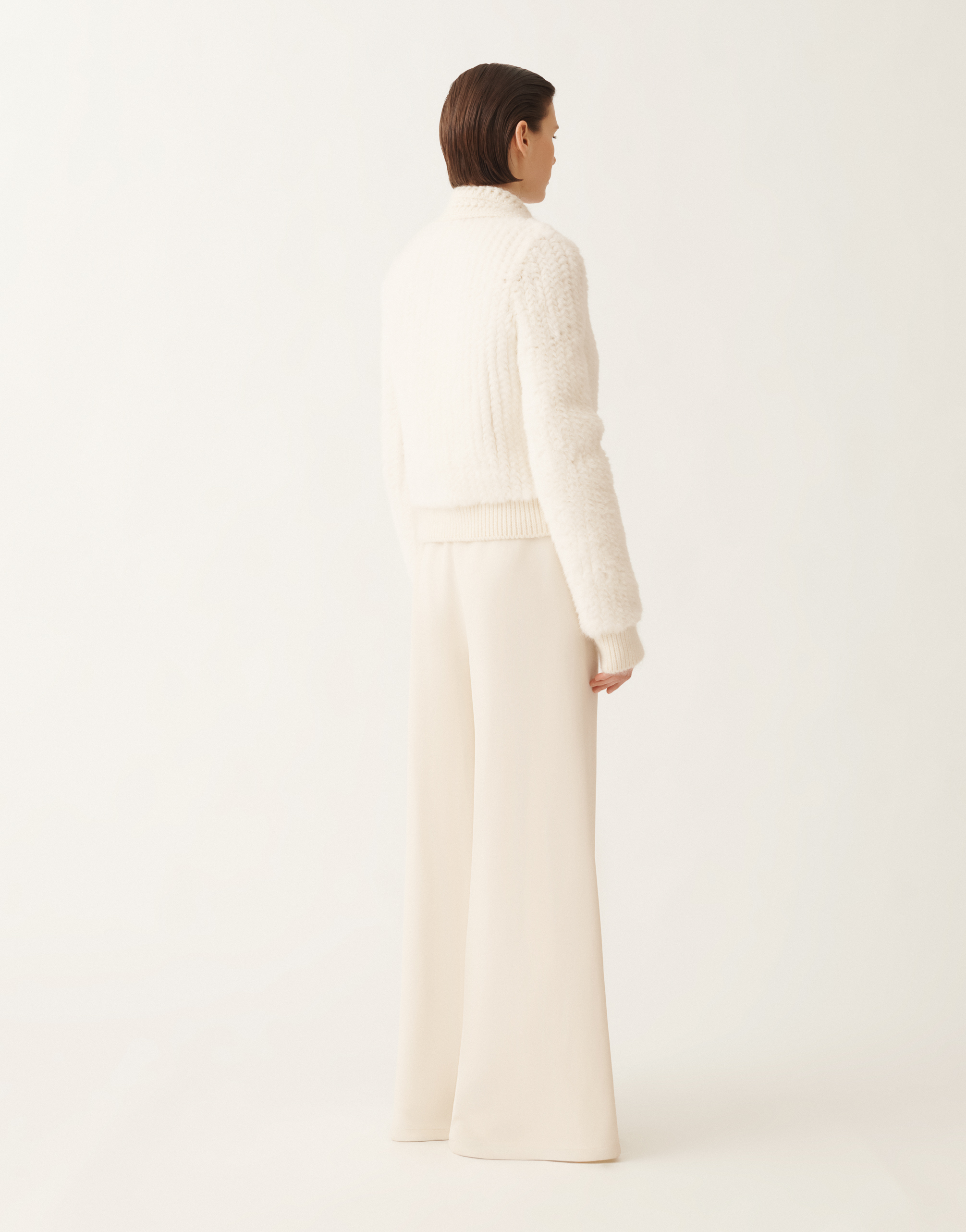 Fabiana Filippi - Woman Leather & Fur White It 42 In White