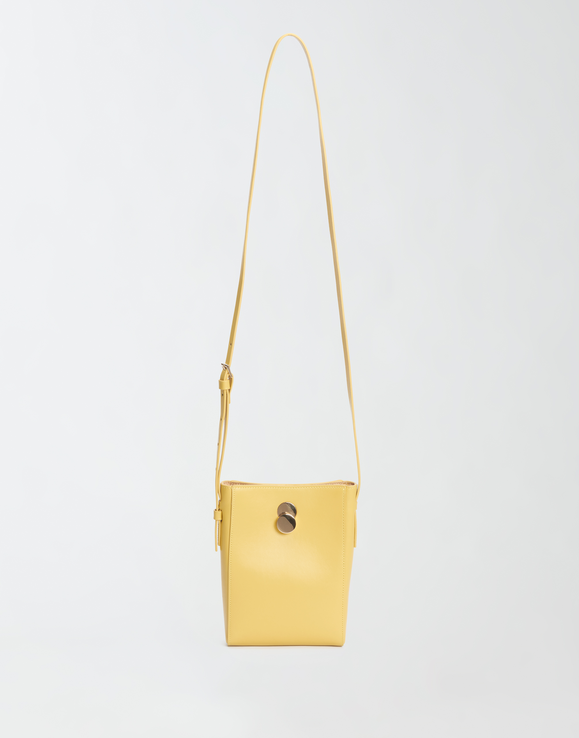 Shop Fabiana Filippi Calfskin Mini Bag In Yellow