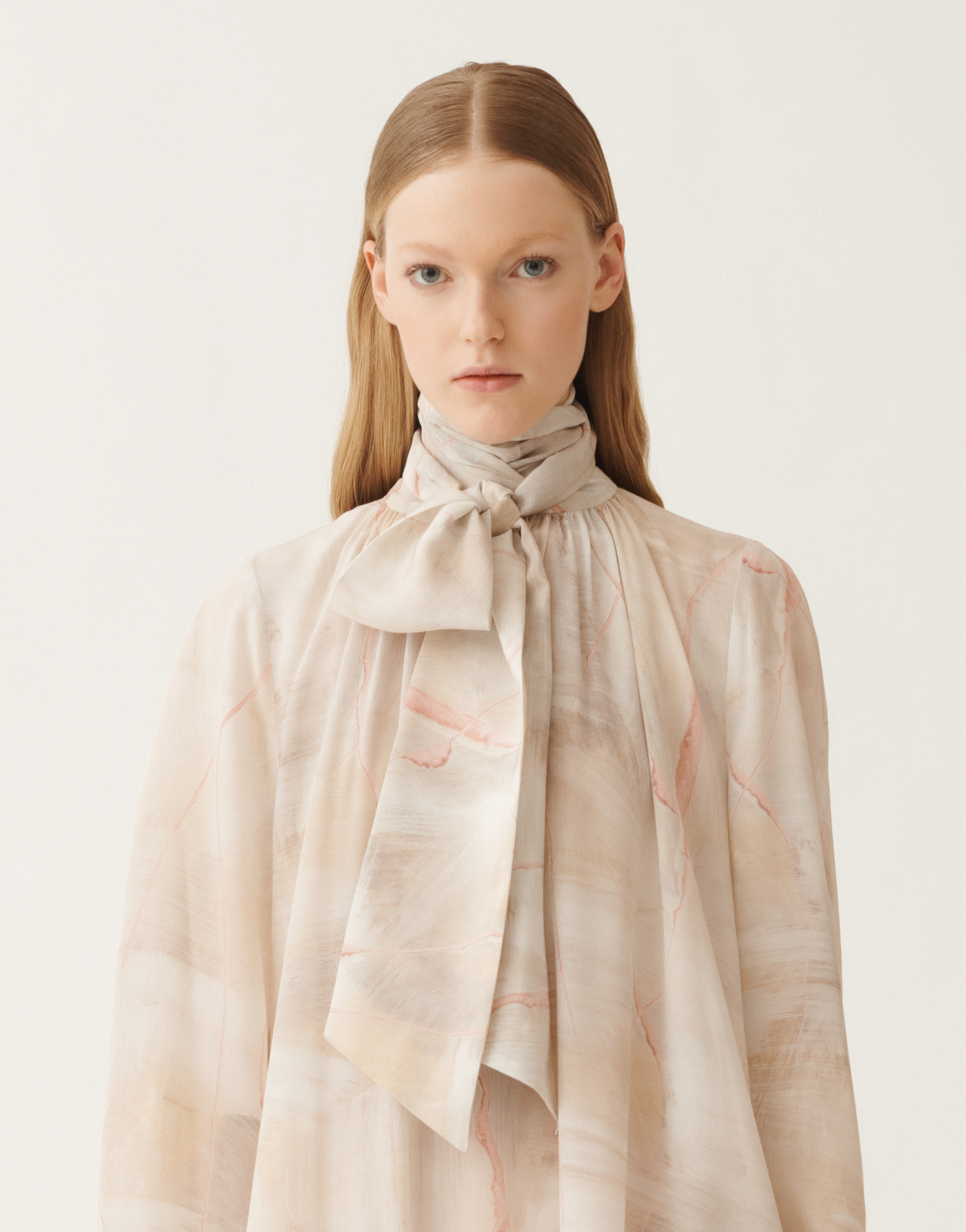 Fabiana Filippi Printed Crepe De Chine Dress
