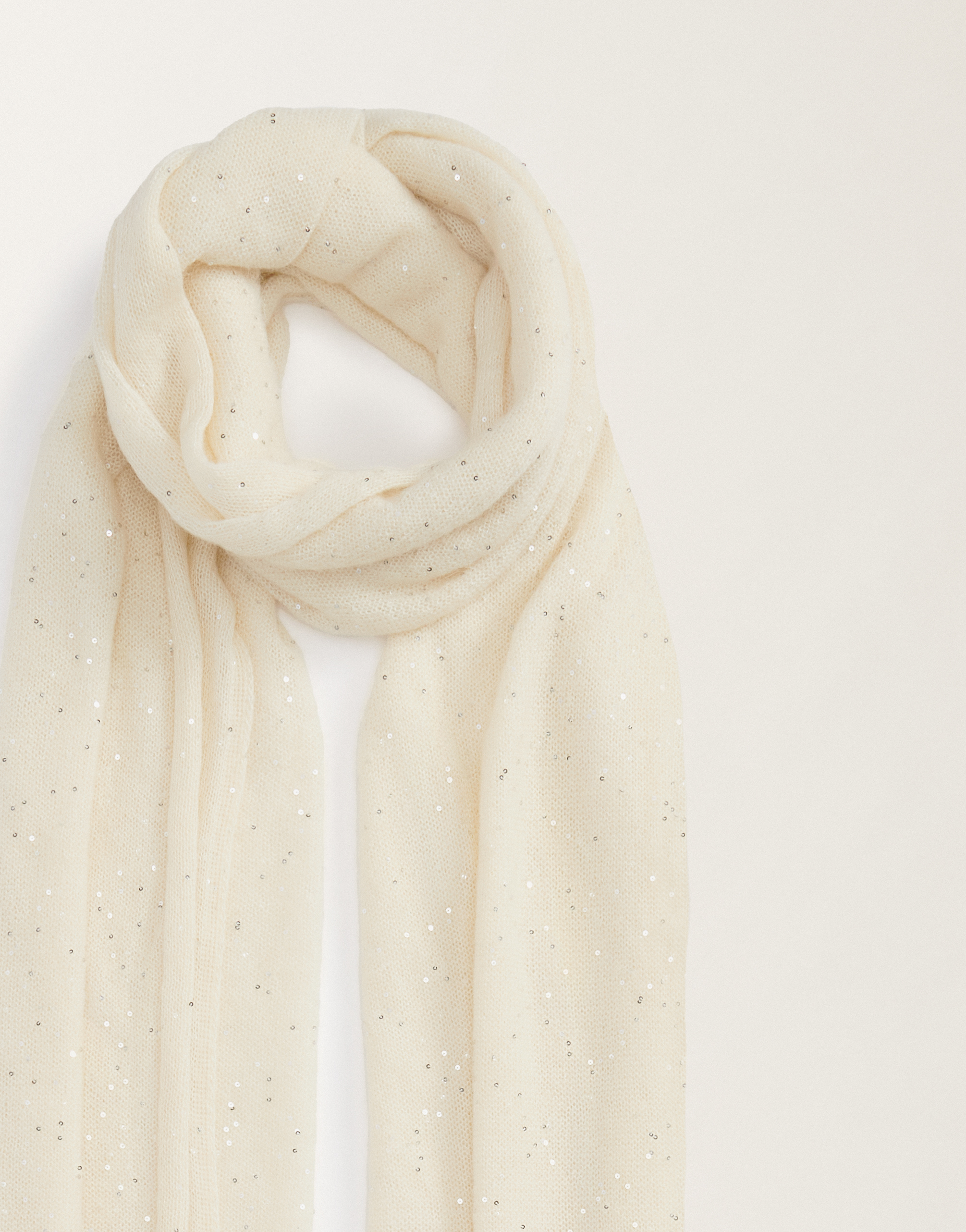 Fabiana Filippi Mohair Stole In White