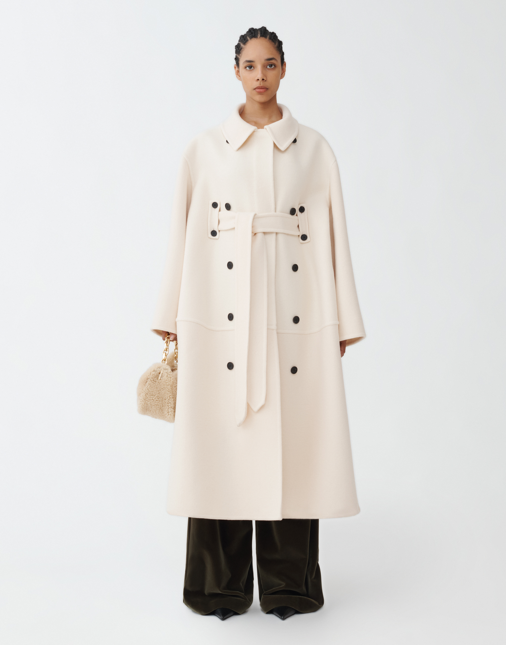 FABIANA FILIPPI BOILED WOOL COAT