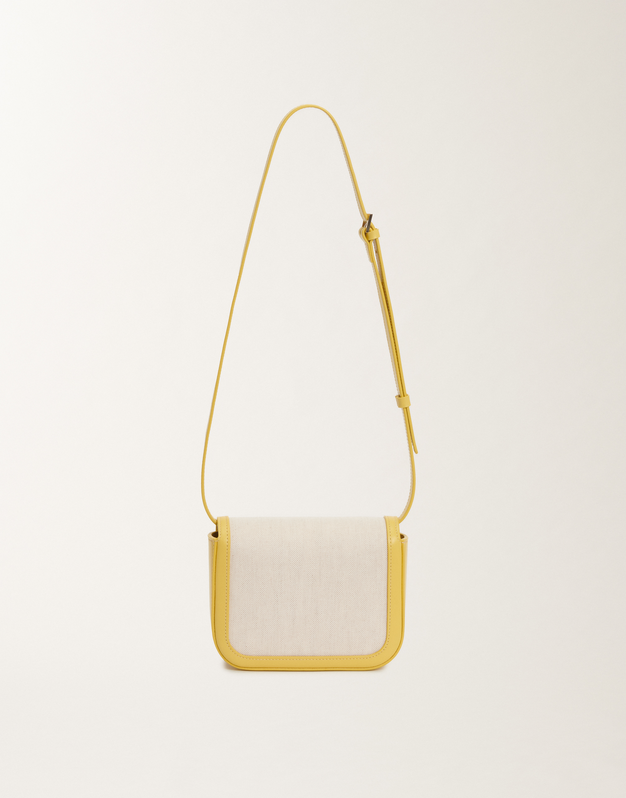 Fabiana Filippi Eclissi Calfskin Mini Messenger Bag In Yellow