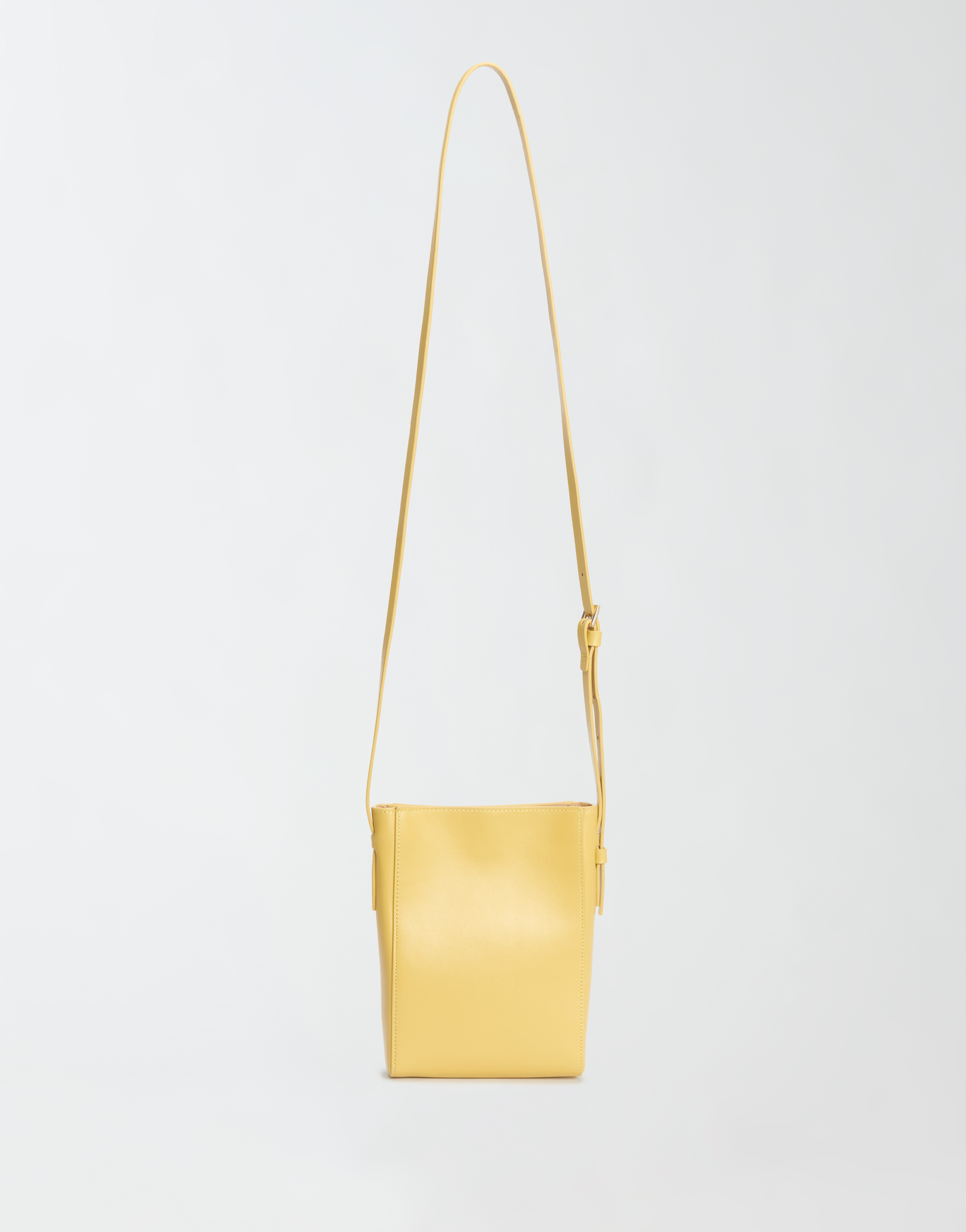 Shop Fabiana Filippi Calfskin Mini Bag In Yellow