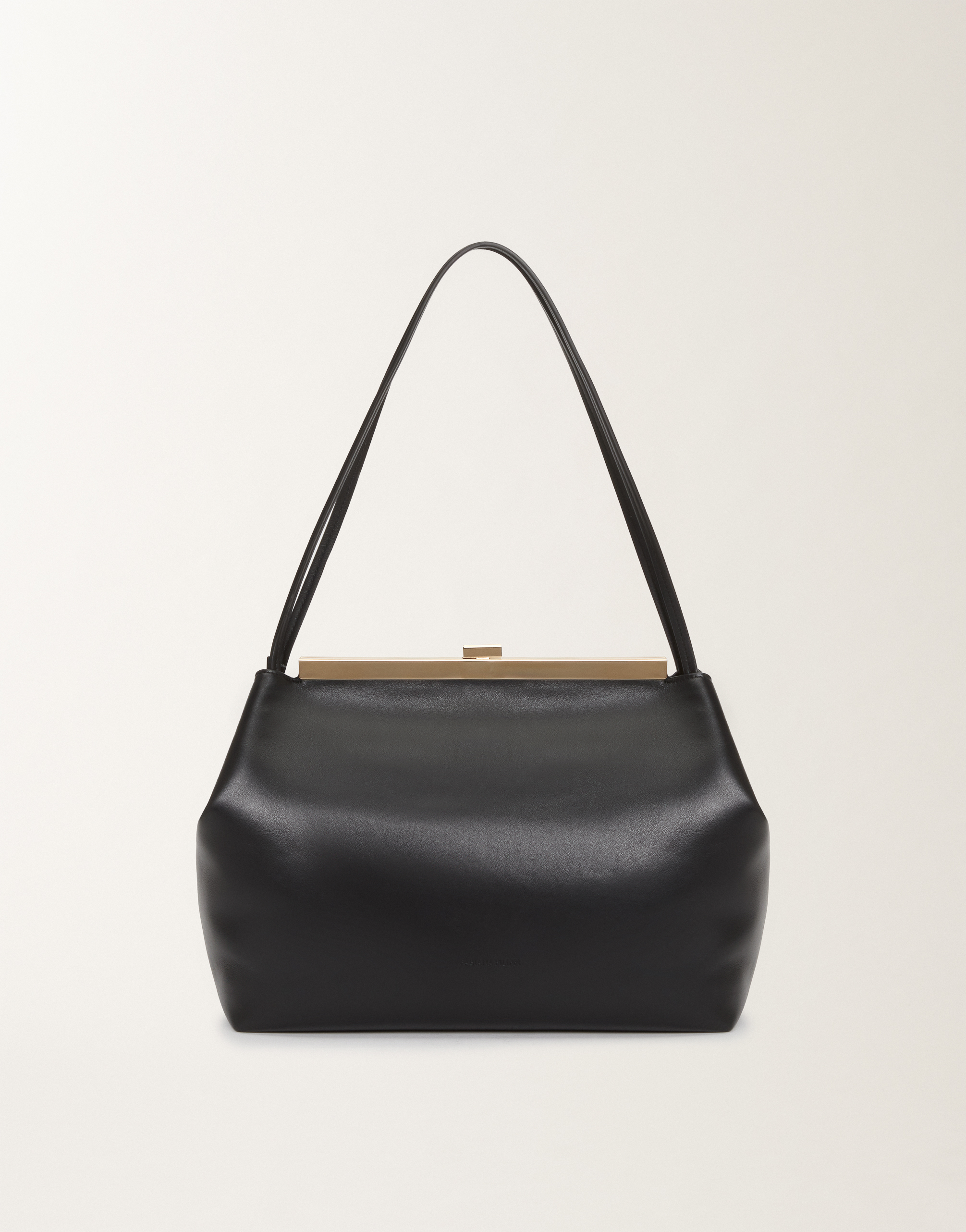 Fabiana Filippi Nappa Leather Pouch In Black