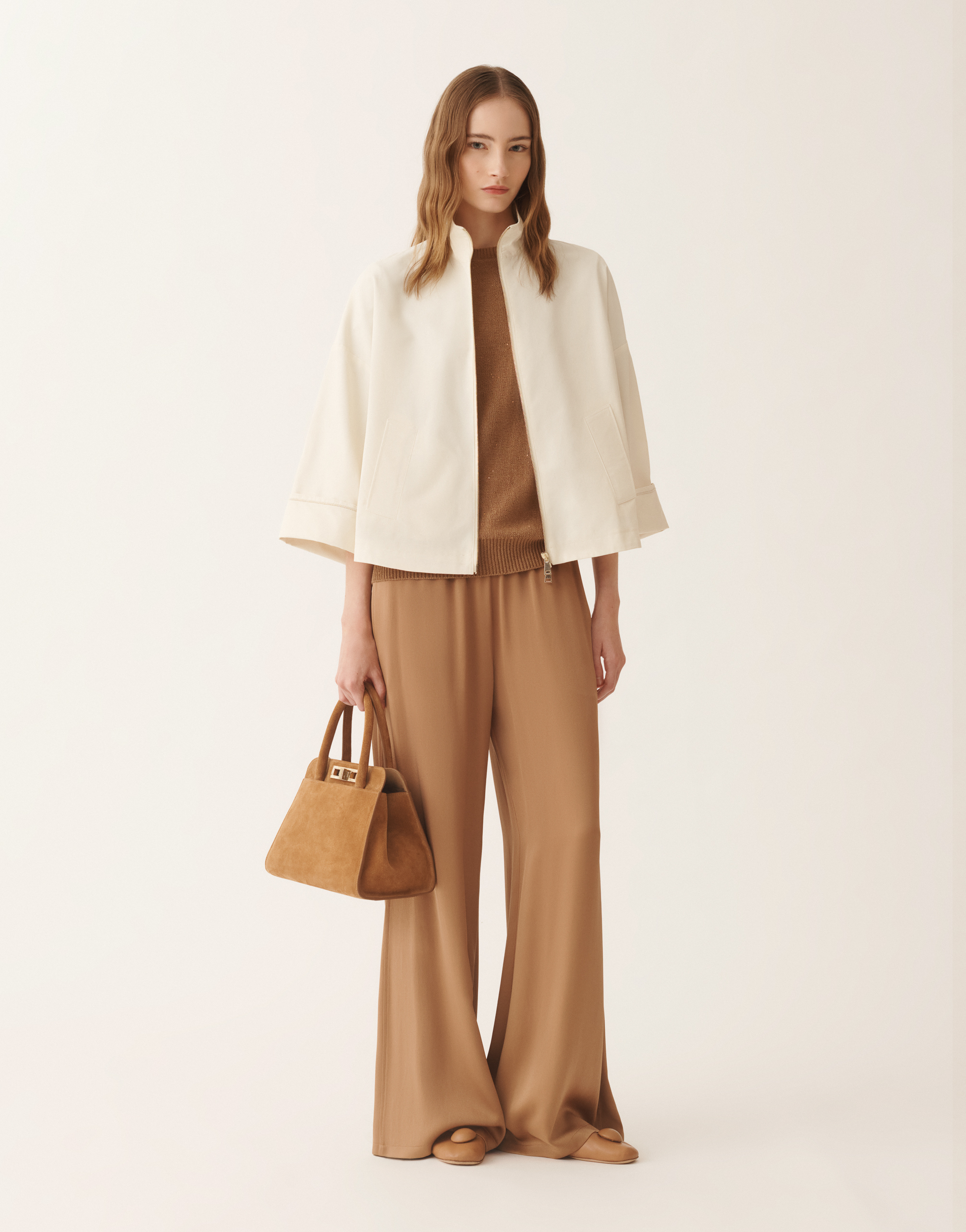 Fabiana Filippi Jacket Woman Color Butter In White