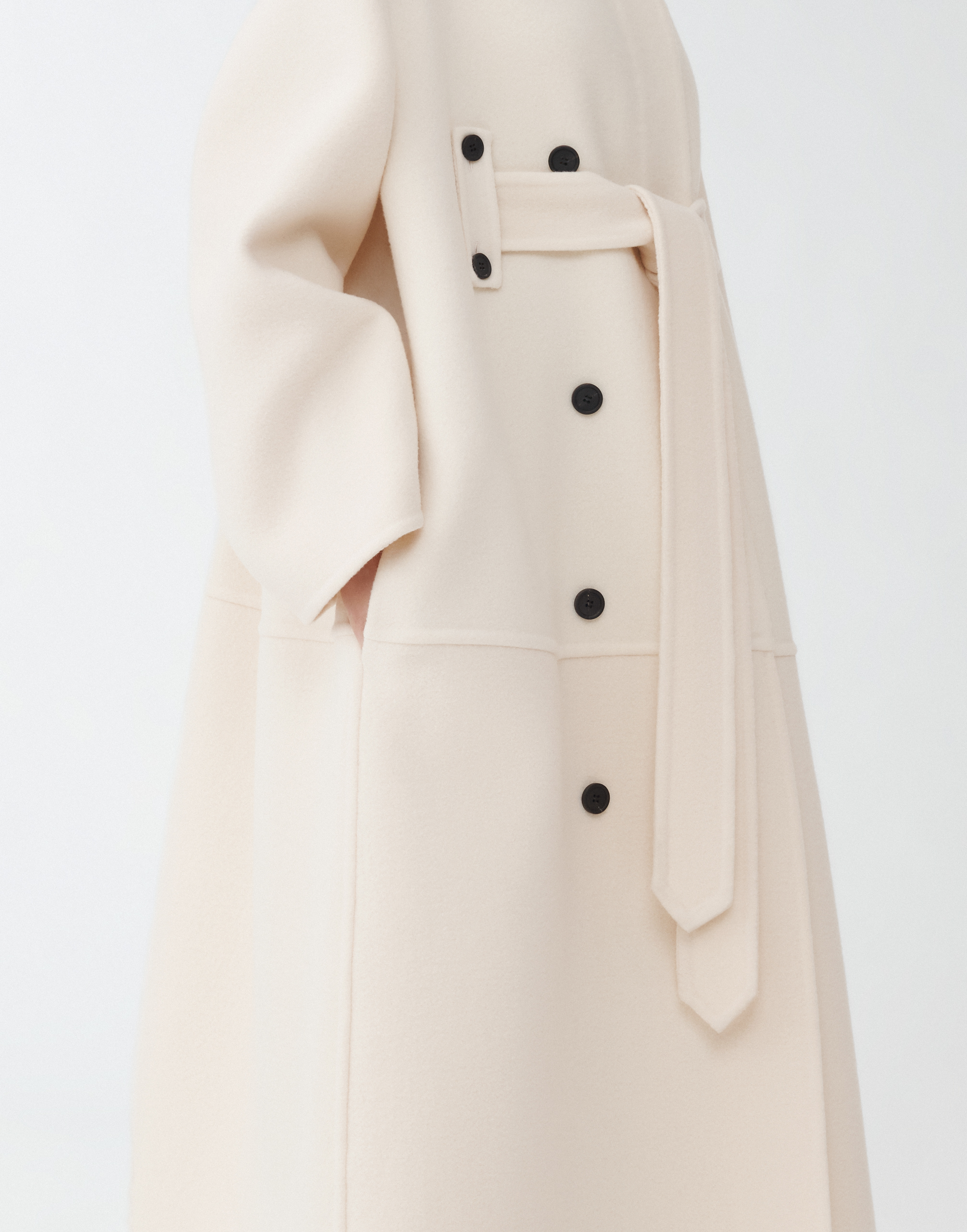 FABIANA FILIPPI BOILED WOOL COAT 