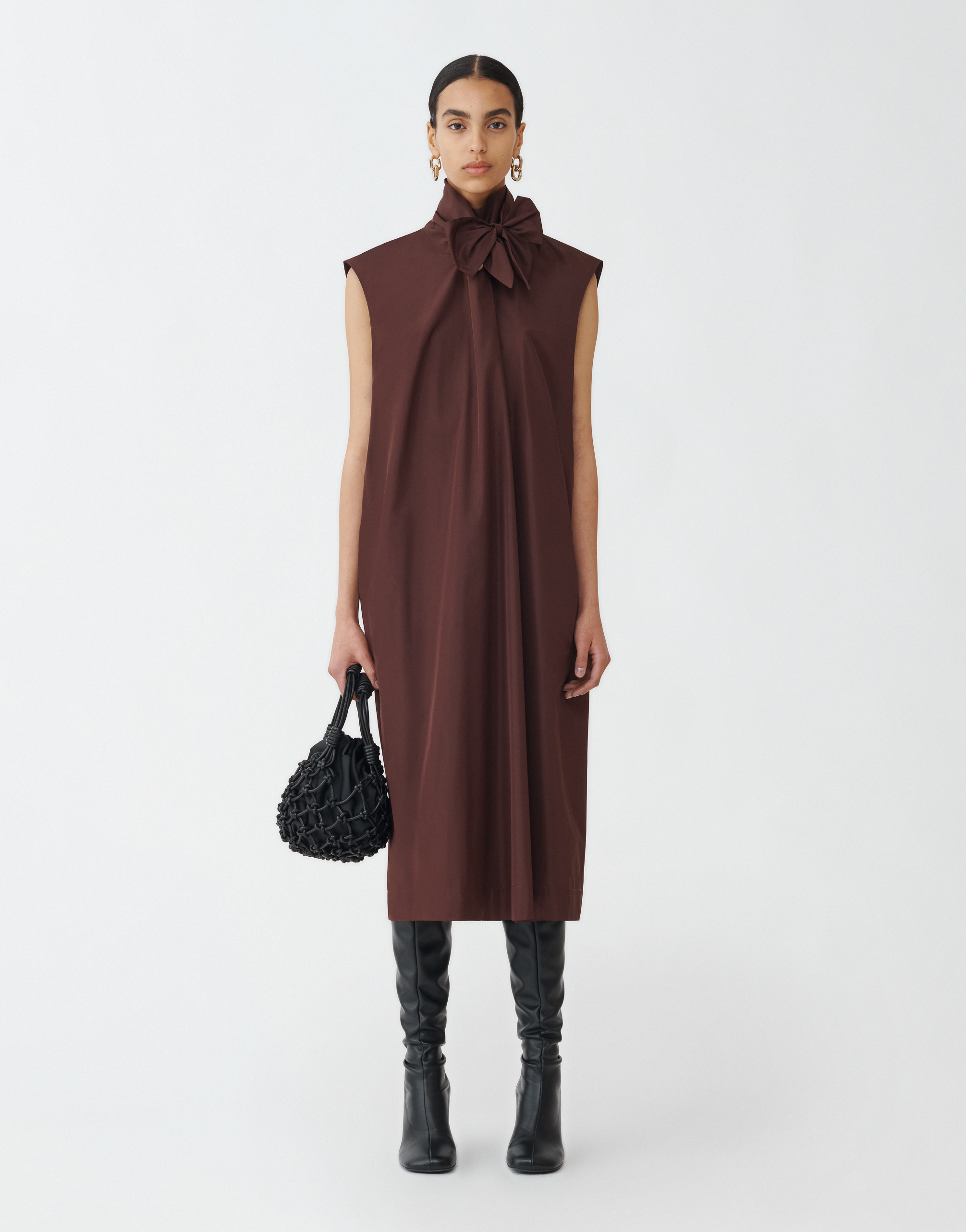 FABIANA FILIPPI SILK TAFFETA DRESS