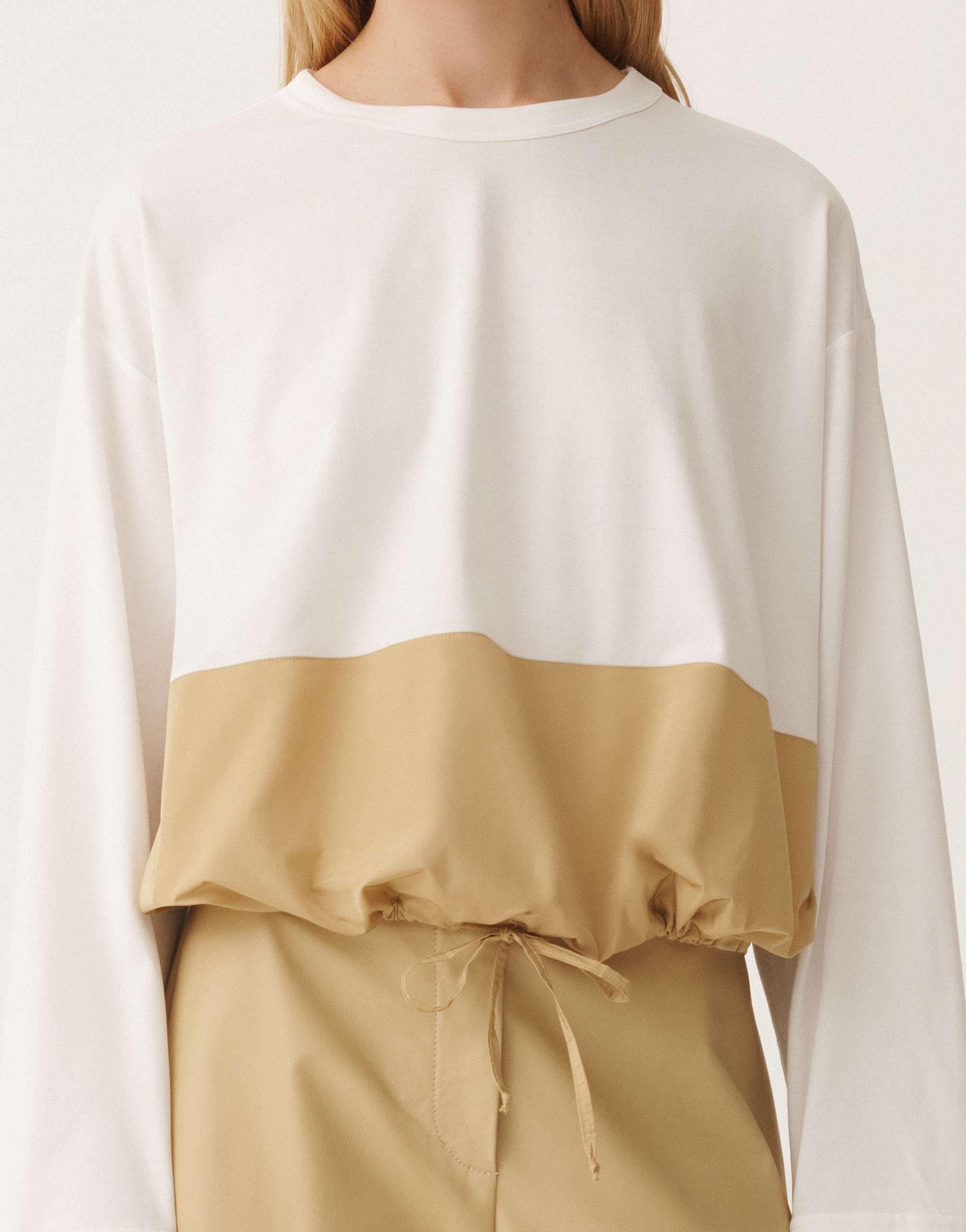 Fabiana Filippi Colour-block T-shirt In Yellow