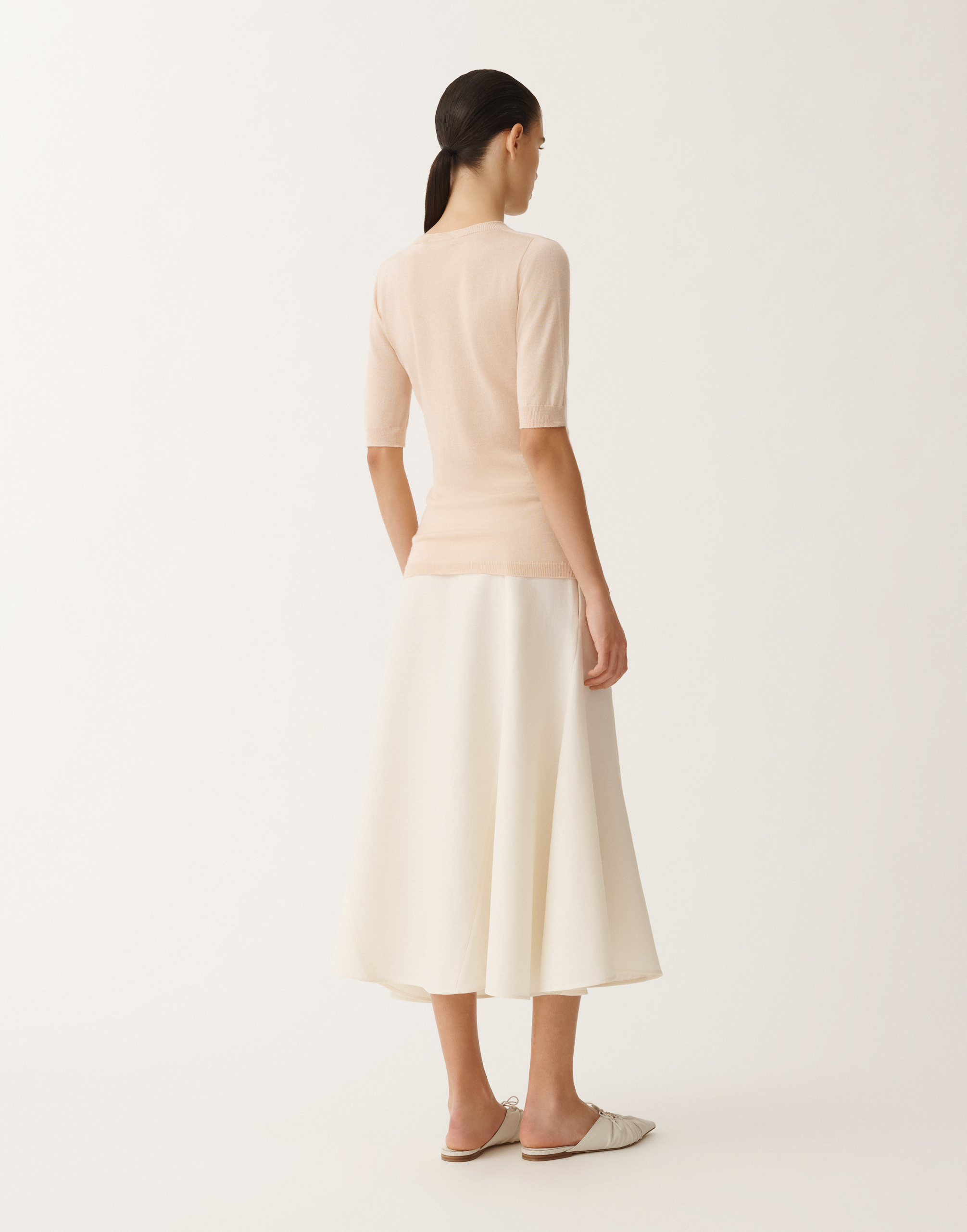 Fabiana Filippi Cashmere And Silk Sweater In Pink