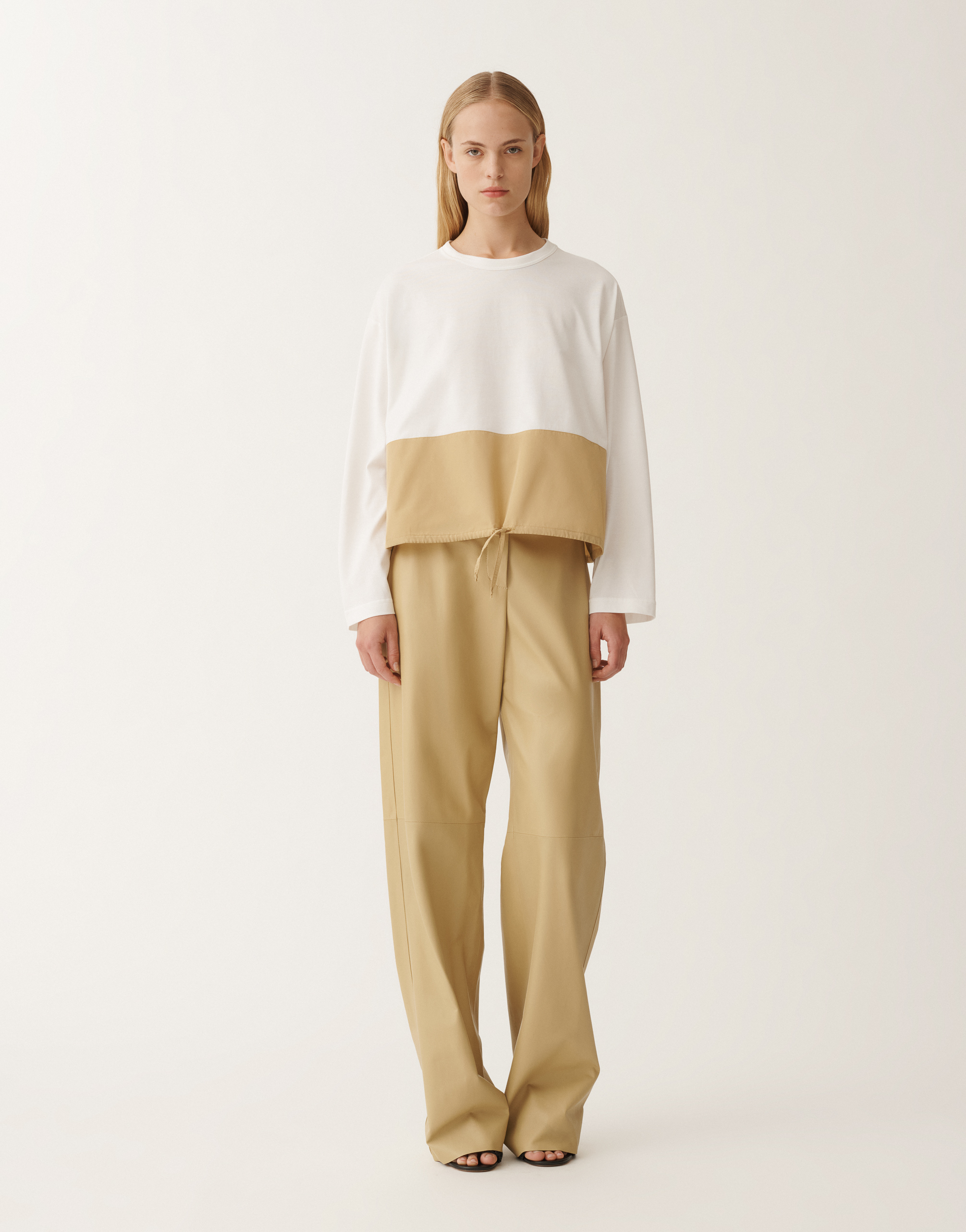 Fabiana Filippi Colour-block T-shirt In Yellow