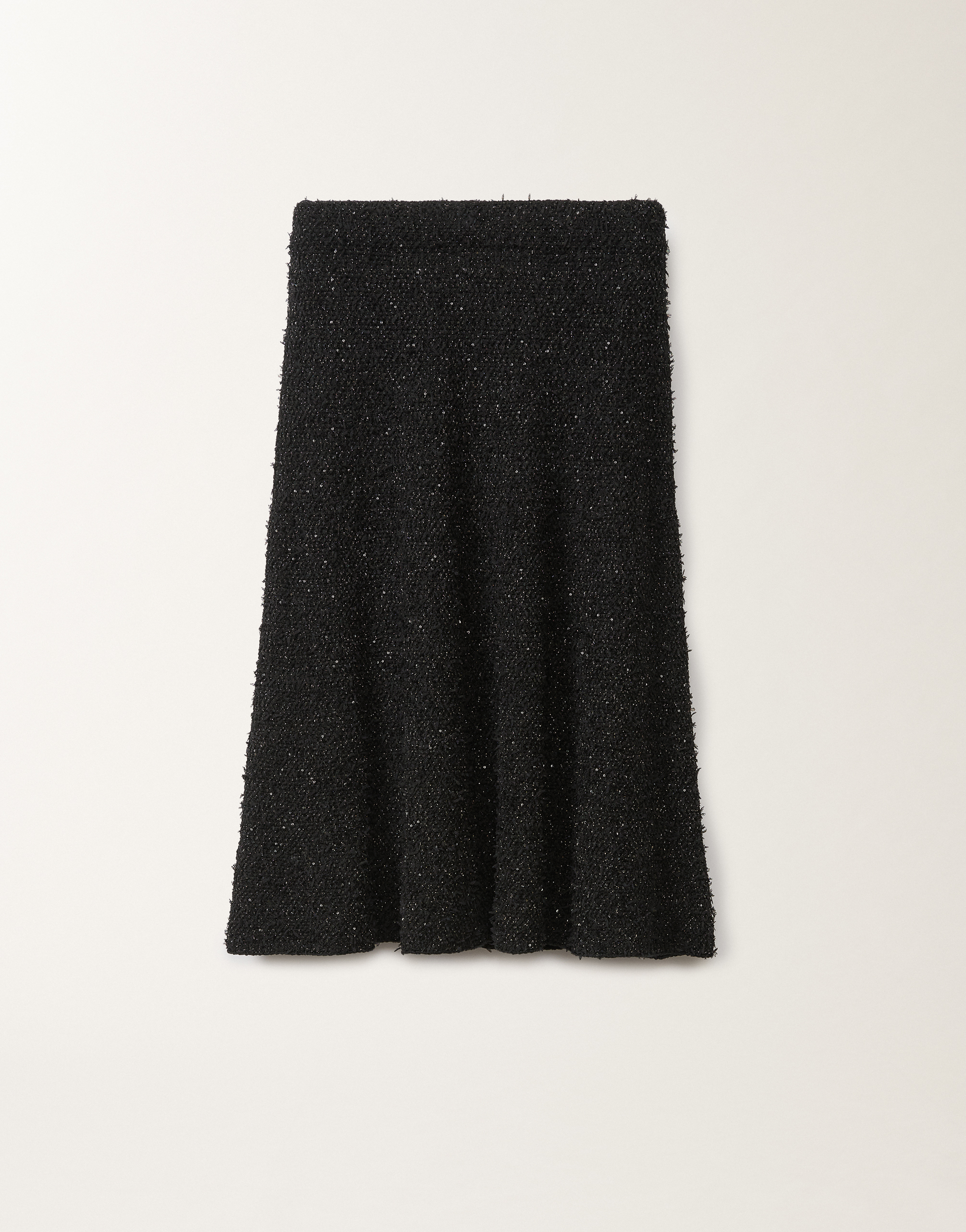Fabiana Filippi Tweed-effect Mini Skirt In Black