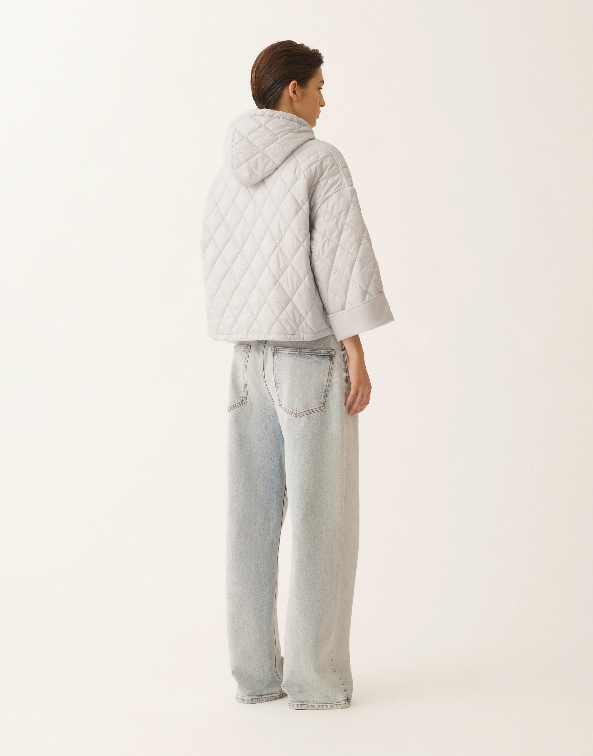 Fabiana Filippi Jacket Woman Color Gnawed Blue In White