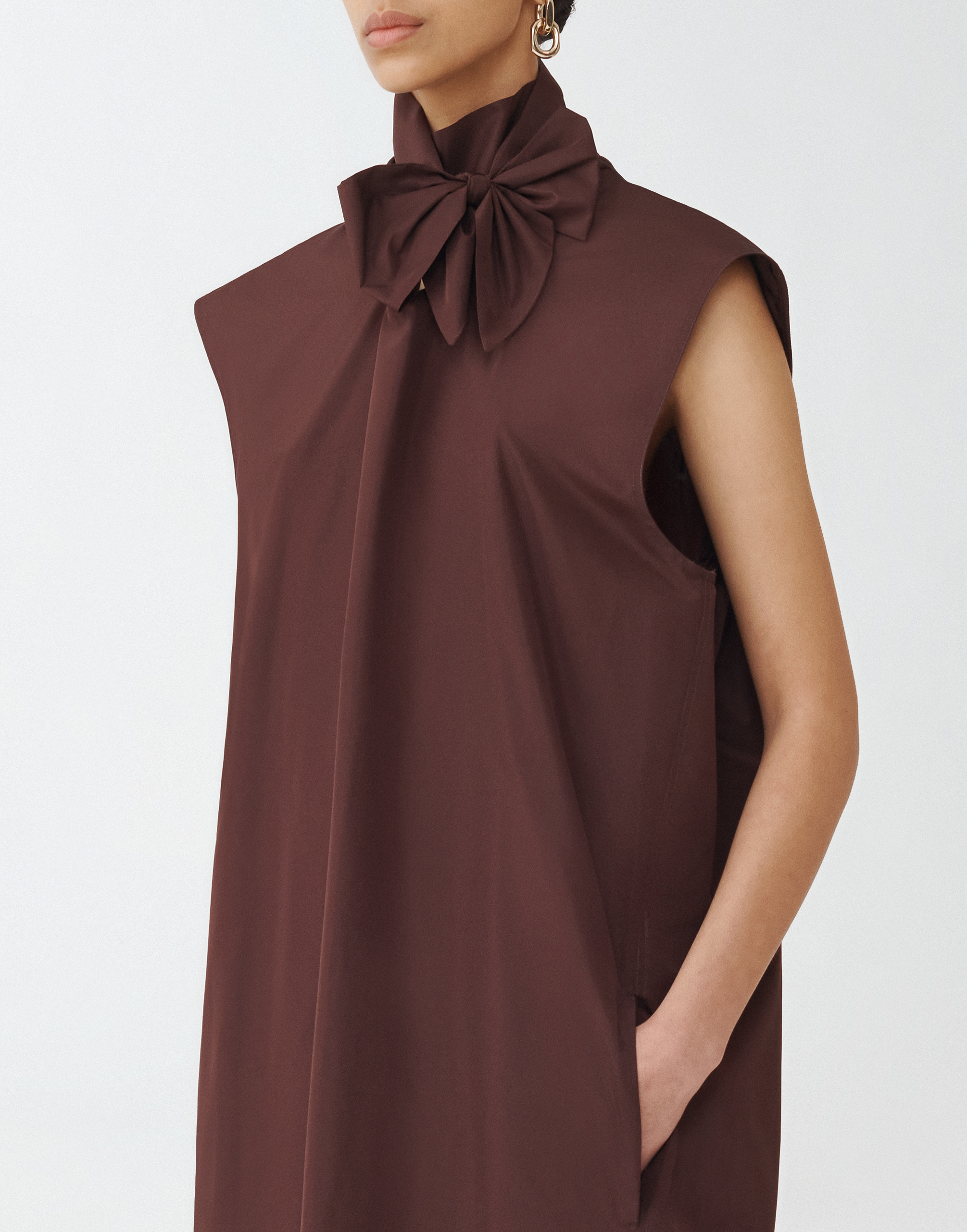 FABIANA FILIPPI SILK TAFFETA DRESS