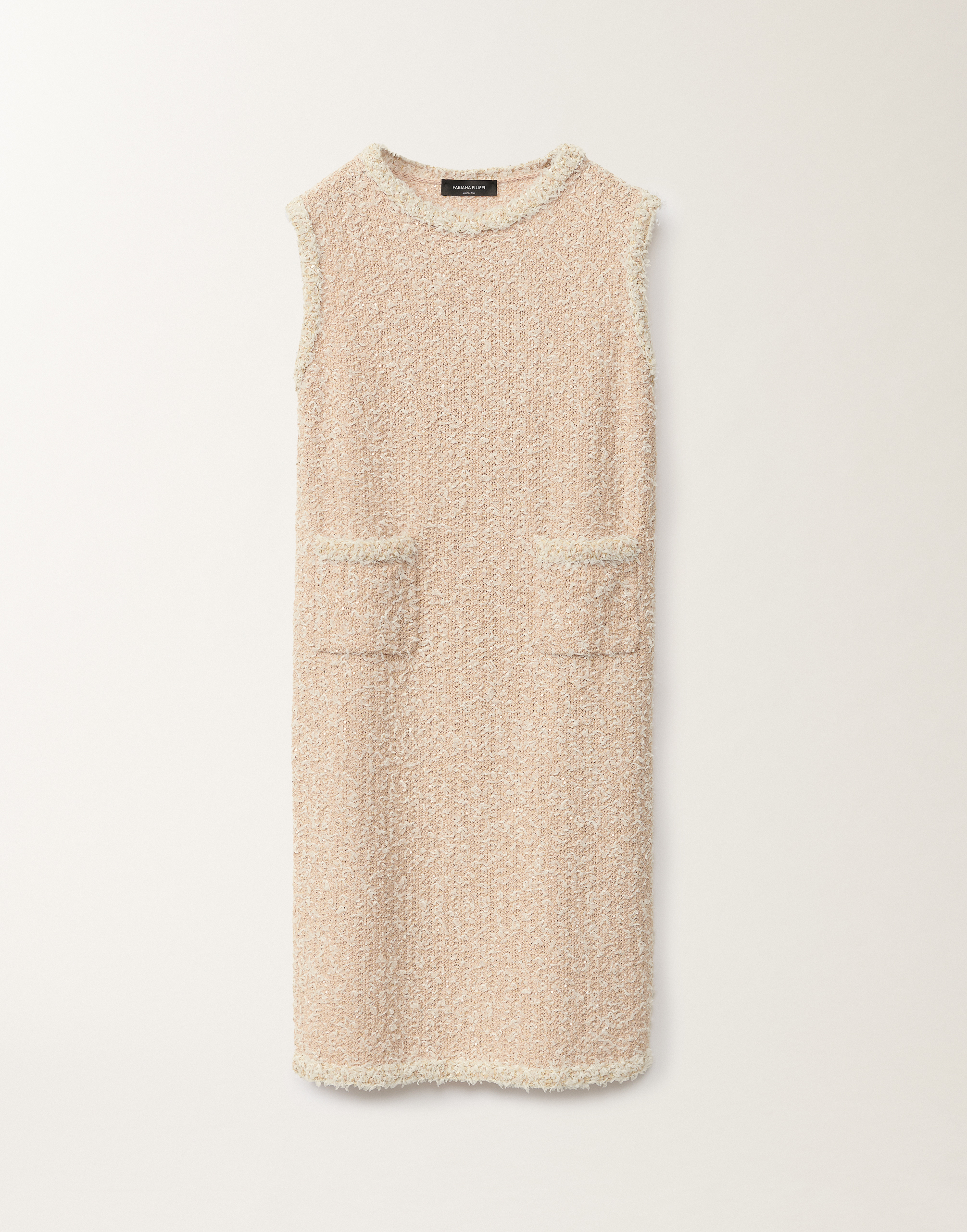 FABIANA FILIPPI TWEED-EFFECT MINI DRESS 