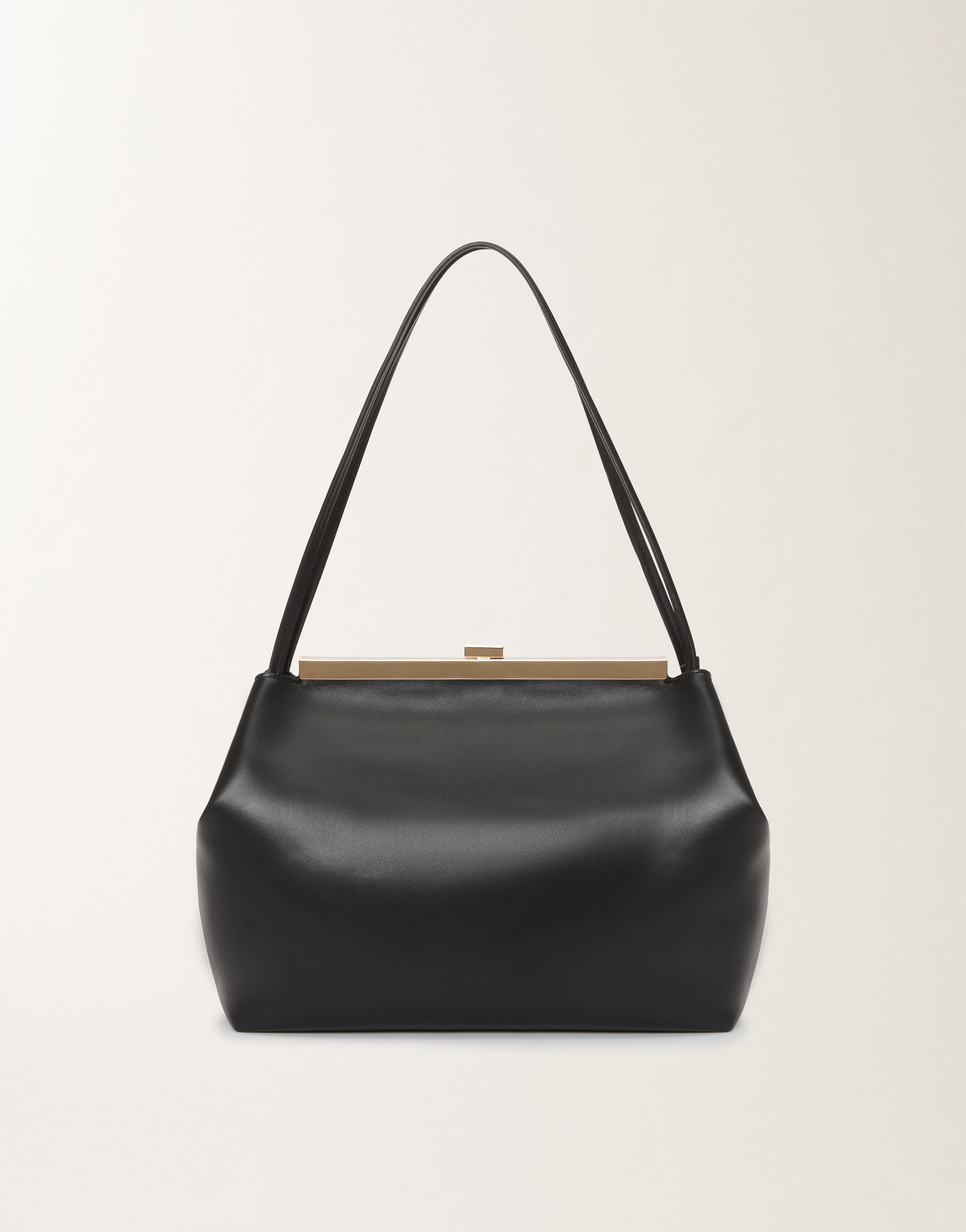 Fabiana Filippi Nappa Leather Pouch In Black
